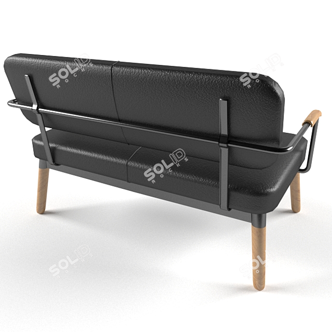 CozySpace 2-Seater 3D model image 2