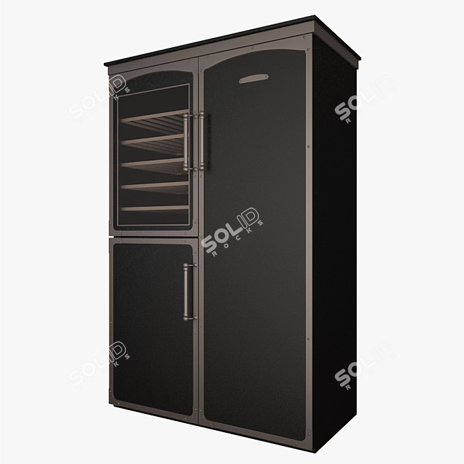 Revive Your Kitchen with Restart Fridge! 3D model image 2