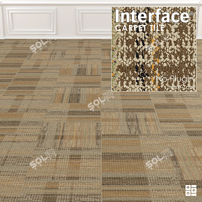 Summer House 3D Carpet Tiles 3D model image 1