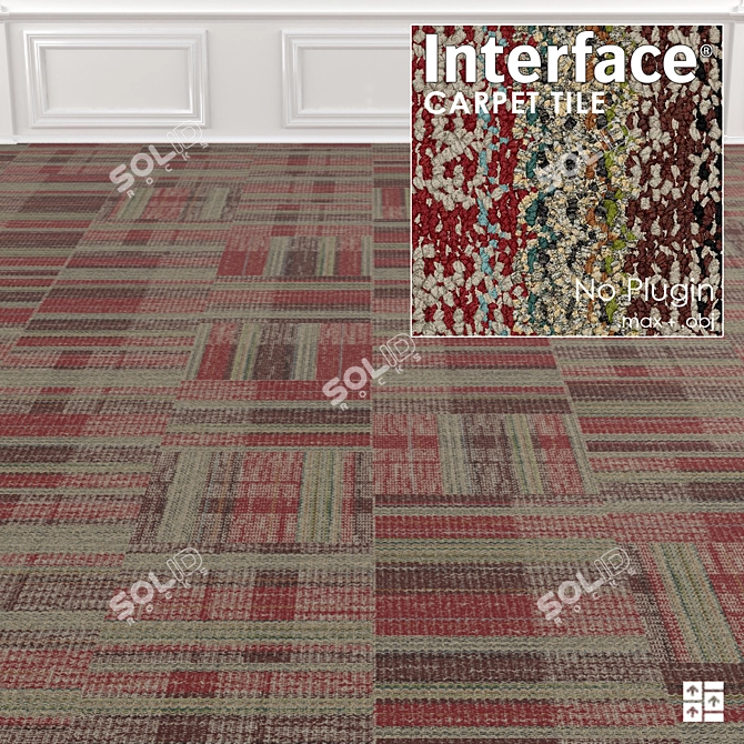 Summer House 3D Carpet Tiles 3D model image 2