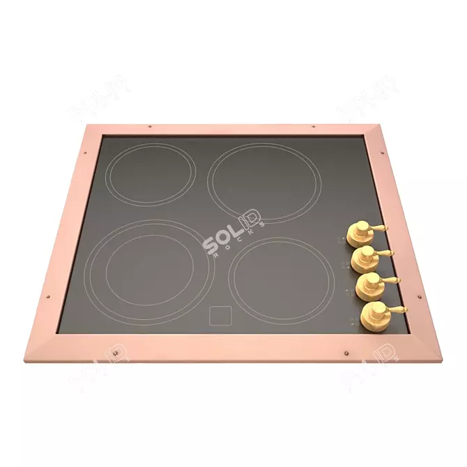 "Efficient Cooking with Restart Hob ELP047 3D model image 1