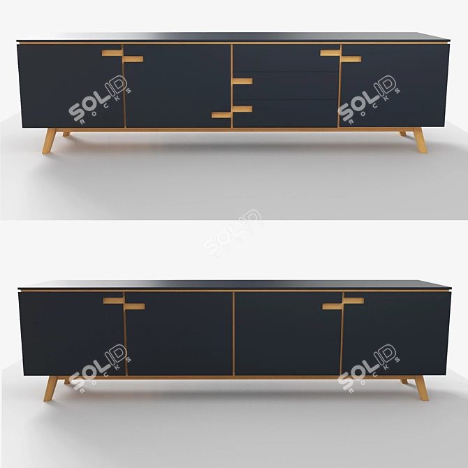 Title: Modern Chest of Drawers - specimen.by 3D model image 1