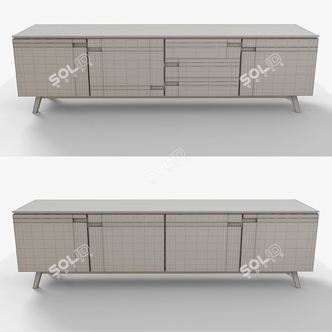 Title: Modern Chest of Drawers - specimen.by 3D model image 3