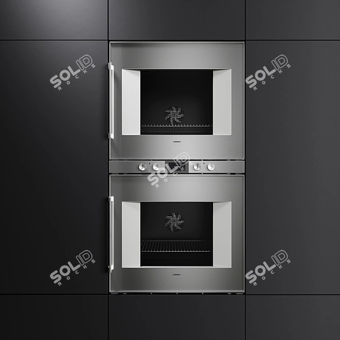 Gaggenau BX480611: Ultimate High-End Oven 3D model image 1