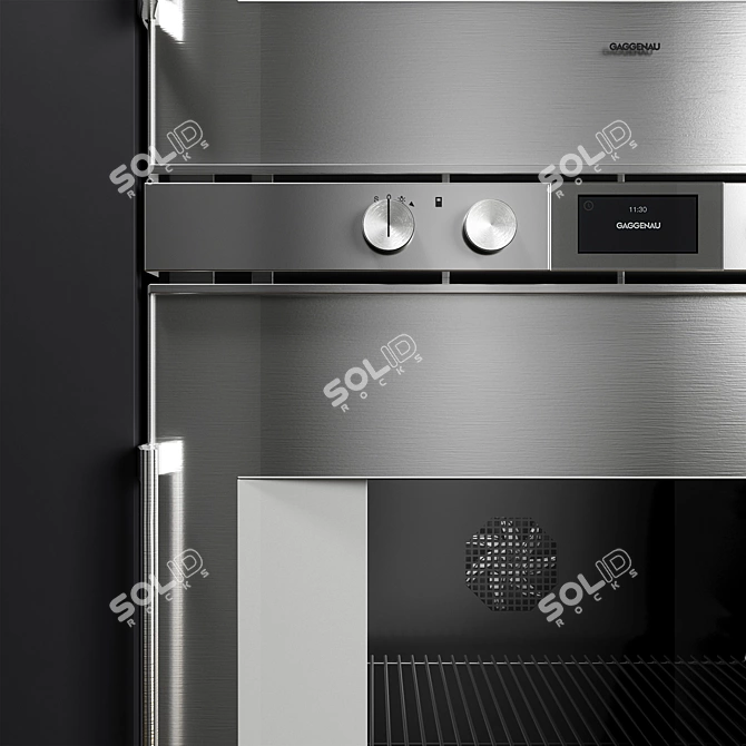 Gaggenau BX480611: Ultimate High-End Oven 3D model image 2