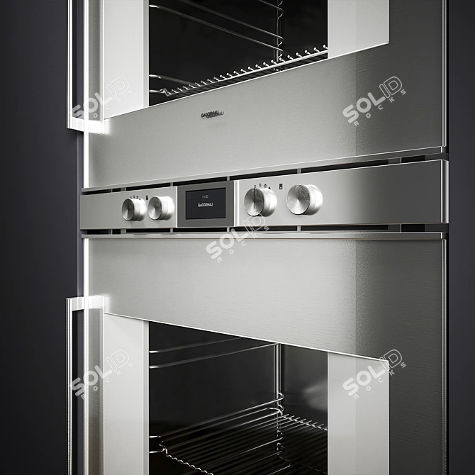 Gaggenau BX480611: Ultimate High-End Oven 3D model image 3