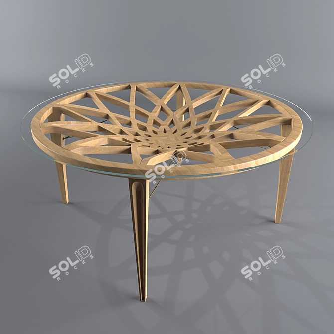 Elegant Carpanelli Galileo Table 3D model image 1