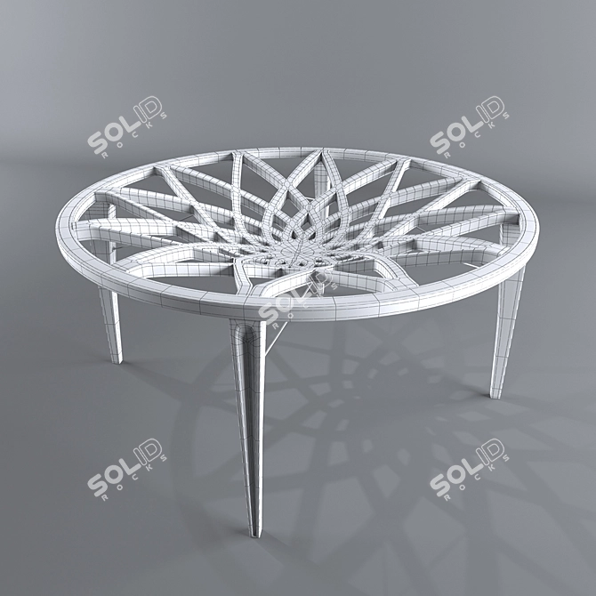 Elegant Carpanelli Galileo Table 3D model image 2