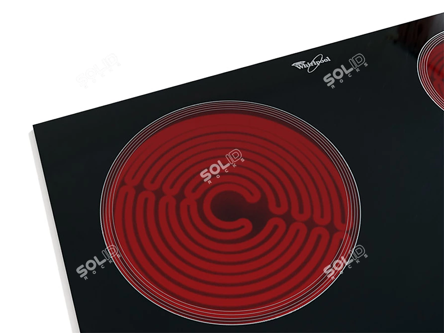 Whirlpool AKT 8090NE Electric Hob - Adjustable Heat 3D model image 3