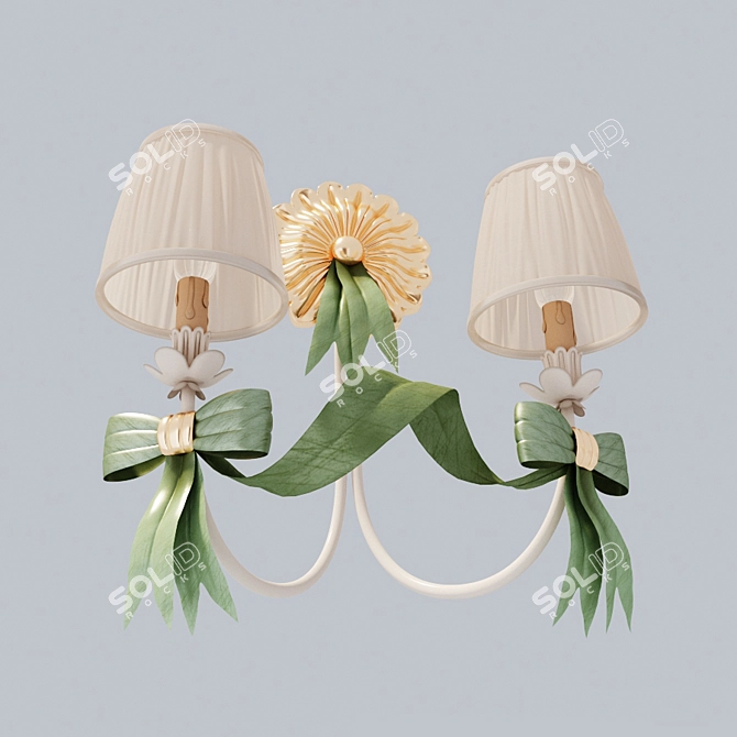 Elegant Epoca Chandelier: Art. 1365/A2P 3D model image 1
