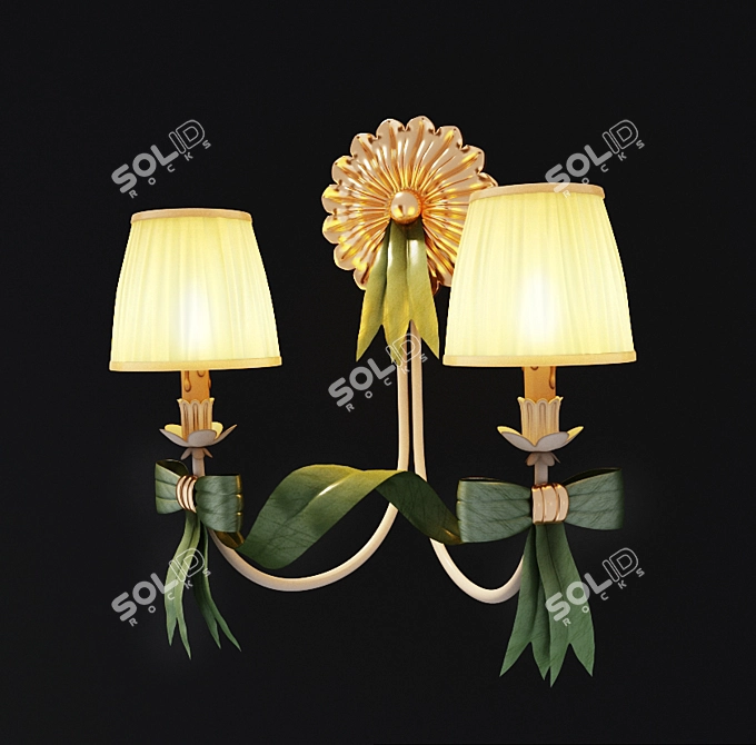 Elegant Epoca Chandelier: Art. 1365/A2P 3D model image 2