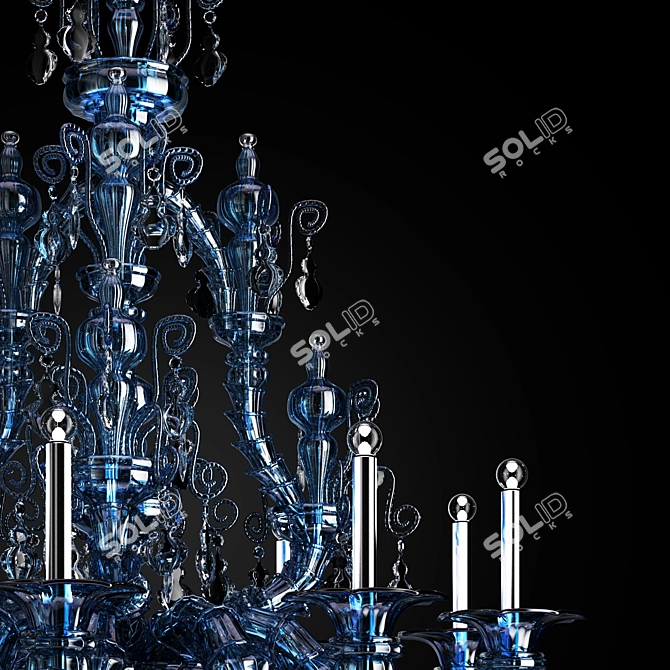 Exquisite Taif Chandelier by Barovier&Toso 3D model image 2