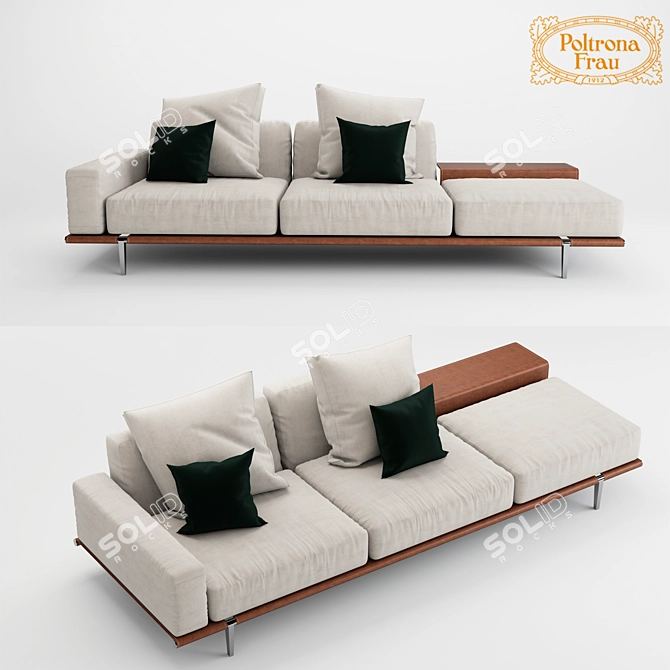 Relax in Bliss: Sofa Let It Be 3D model image 1