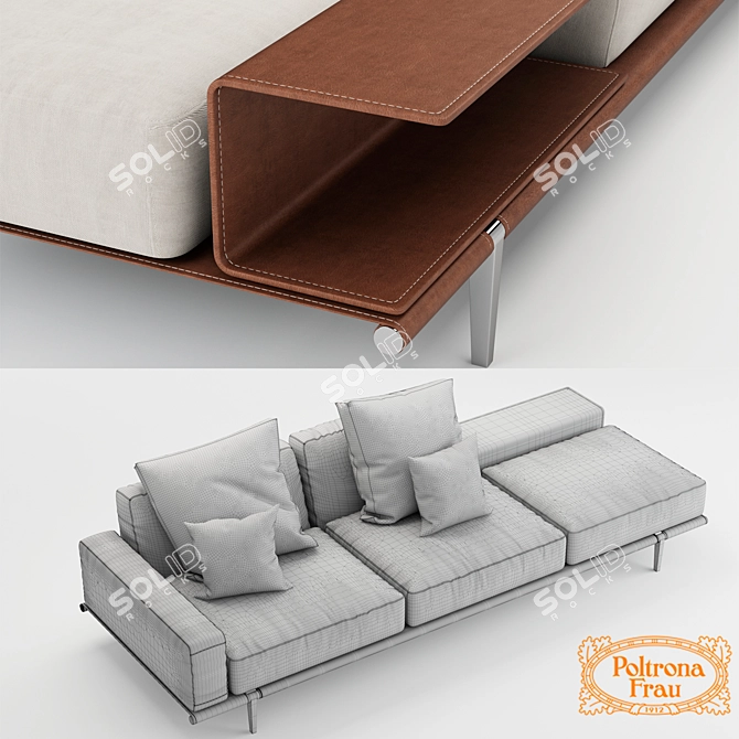 Relax in Bliss: Sofa Let It Be 3D model image 2