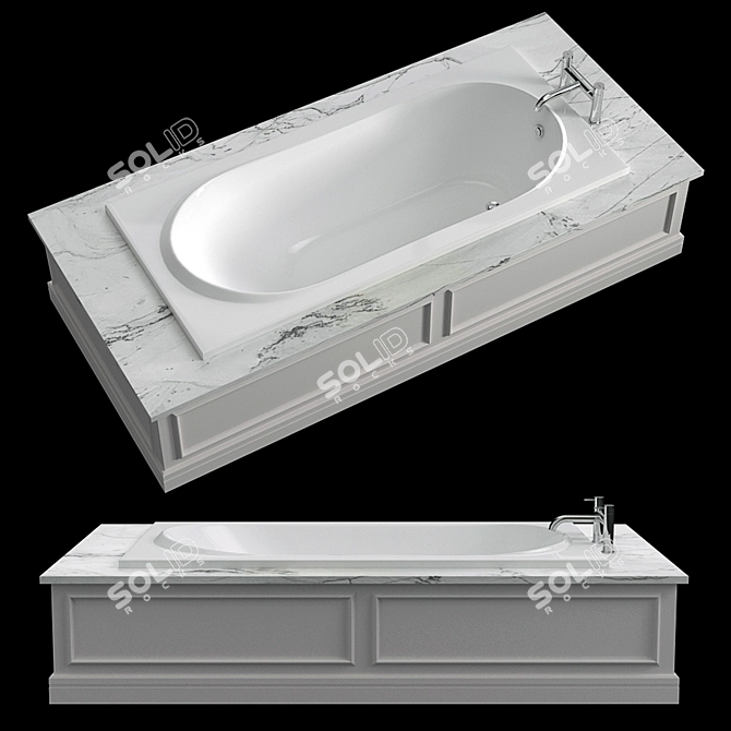 RAK Ceramics Bath: 1705 x 800mm 3D model image 1