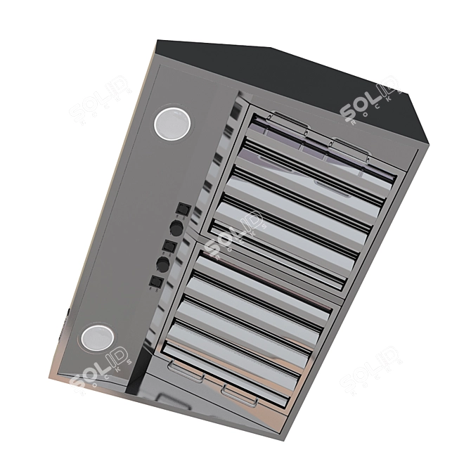 Viking VWH53012: Powerful Ventilation for Your Kitchen 3D model image 1