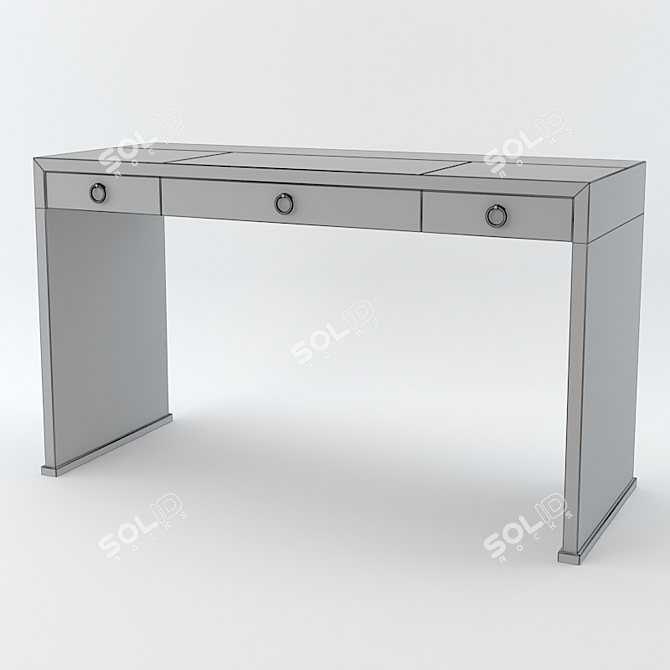 Davidson Bailey Desk: Elegant and Functional 3D model image 2