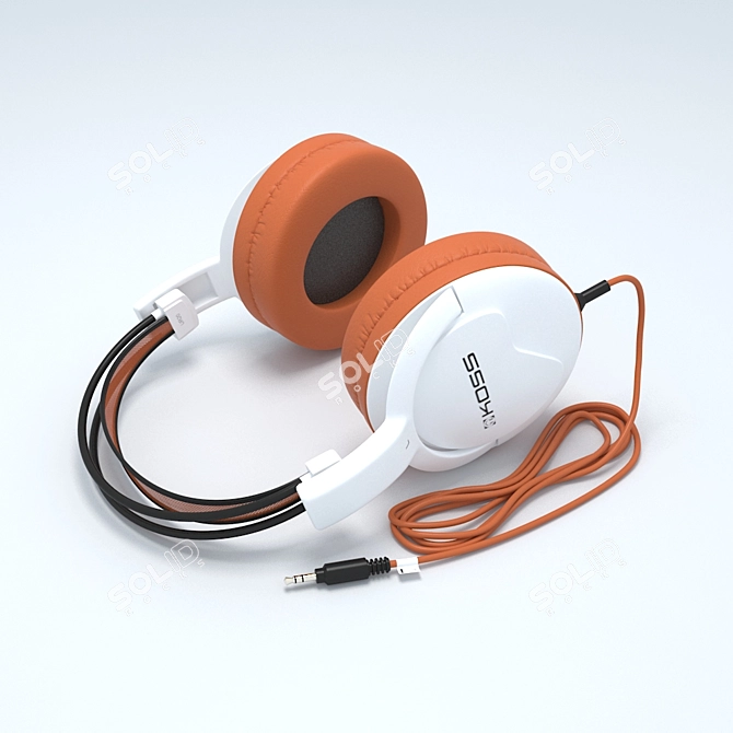 Immersive Sound Experience: KOSS UR20 Headphones 3D model image 1