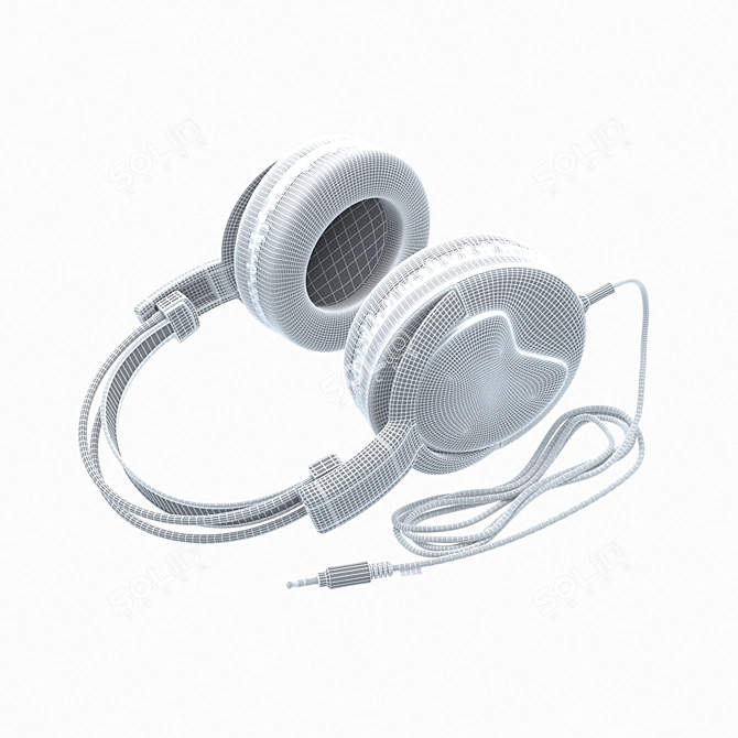 Immersive Sound Experience: KOSS UR20 Headphones 3D model image 3