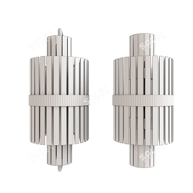 Luxxu Liberty Wall Sconces: Elegant and Stylish Lighting 3D model image 3