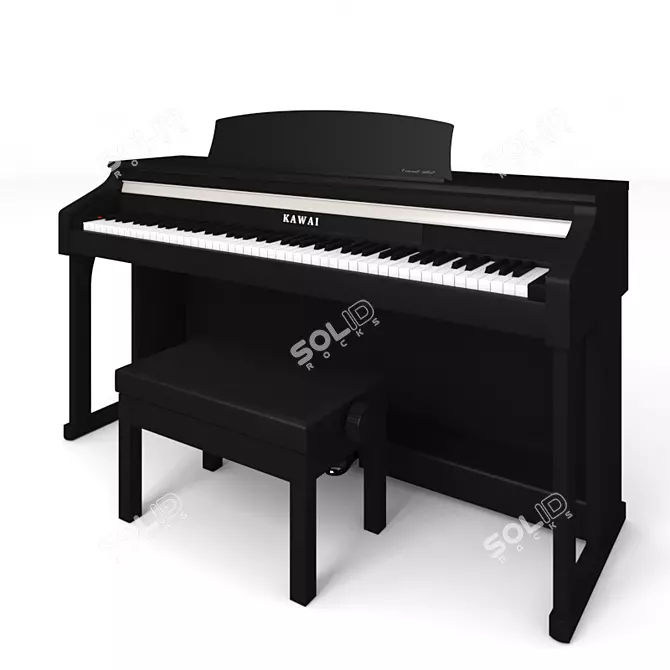 Kawai CA15 - Premium Black Satin 3D model image 1