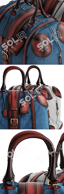 Ferragamo Designer Bag: Timeless Elegance 3D model image 2