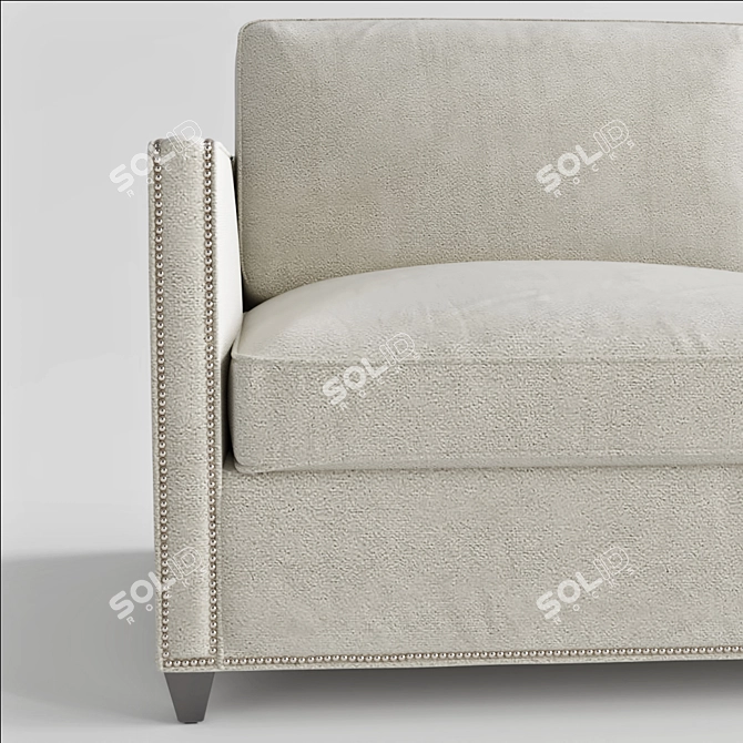 Modern Comfort: Dryden Sofa 3D model image 2