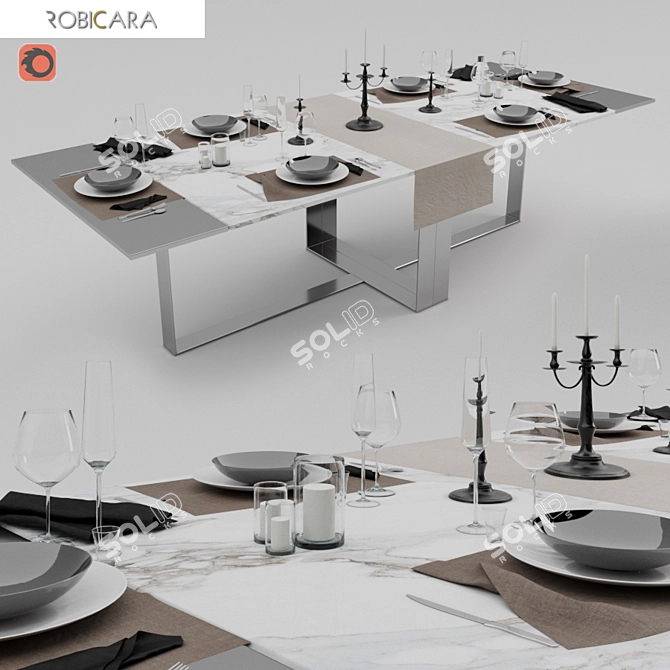 Robicara Edit Table - Sleek and Functional 3D model image 1