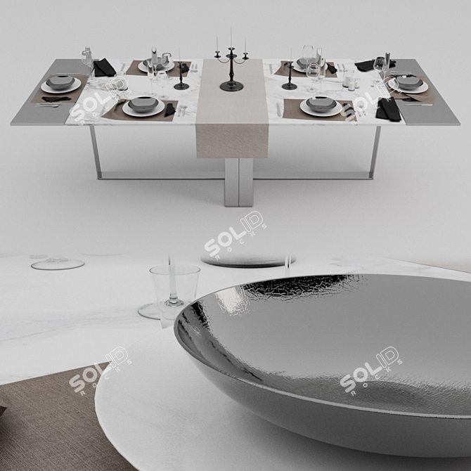 Robicara Edit Table - Sleek and Functional 3D model image 2