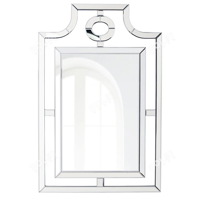 Elegant Colombo Mirror: Stunning Wall Décor 3D model image 1