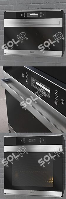 HotPoint Oven and Microwave Combo 3D model image 2