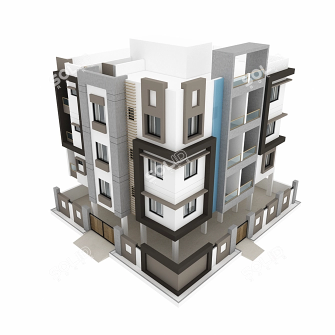 Versatile High-rise Structure 3D model image 2