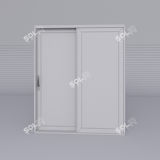 Schuco ASS 70.HI - ST 1A Sliding Door 3D model image 3