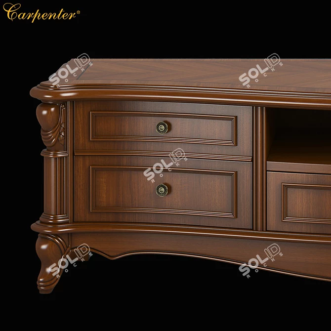 Carpenter Wall Unit A: 1860x550x460 3D model image 2
