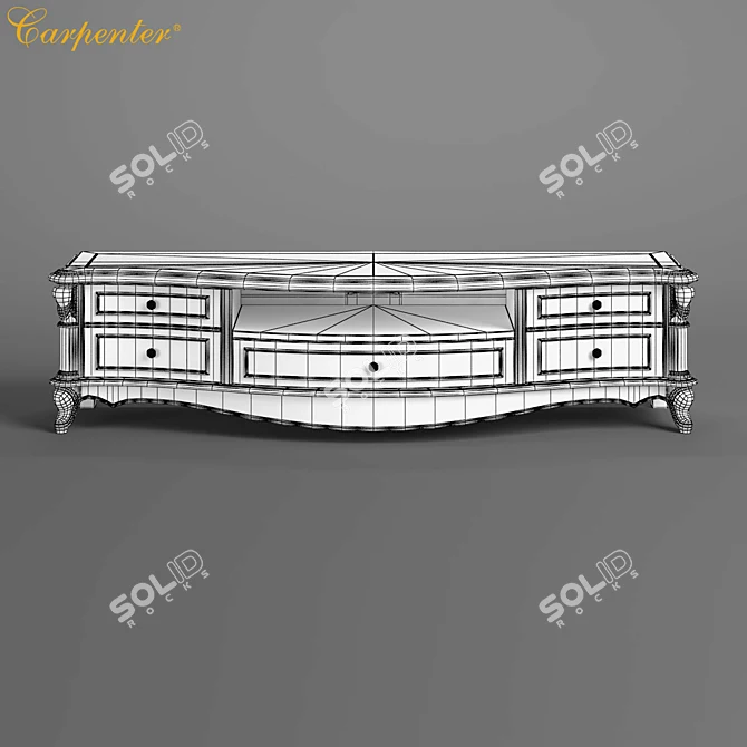Carpenter Wall Unit A: 1860x550x460 3D model image 3