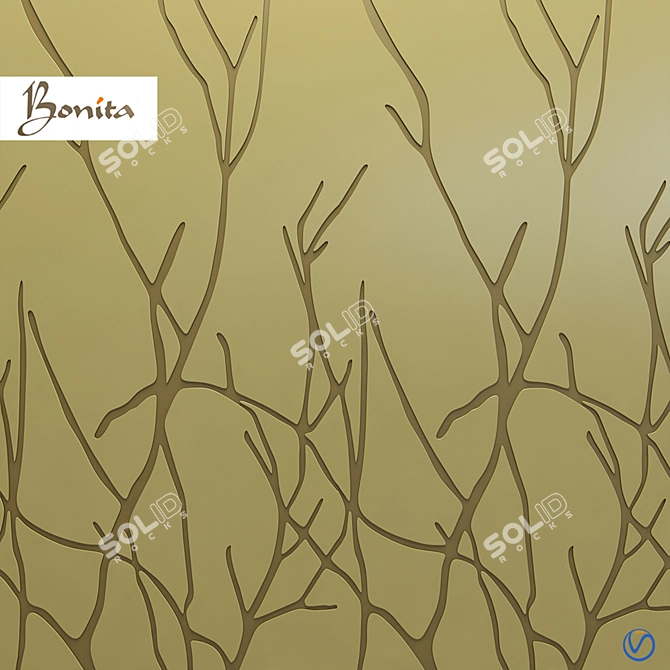 Elegant Invierno 3D Panel (0034) 3D model image 2