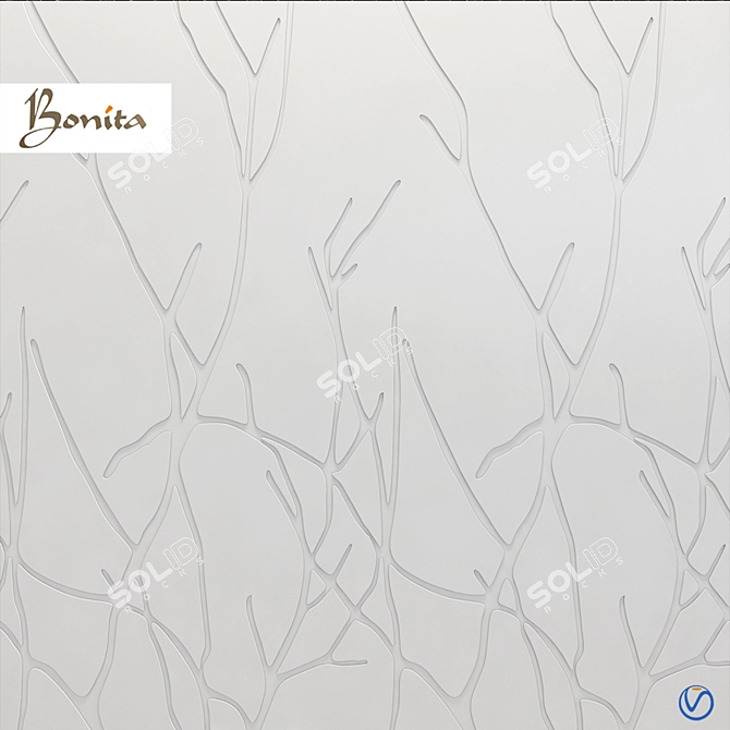 Elegant Invierno 3D Panel (0034) 3D model image 3