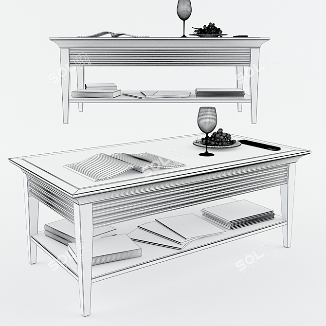 Timeless Selva Luna Coffee Table 3D model image 2