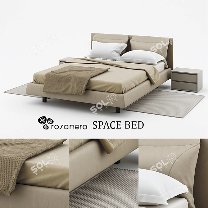 Galactic Dream Bed Set 3D model image 1