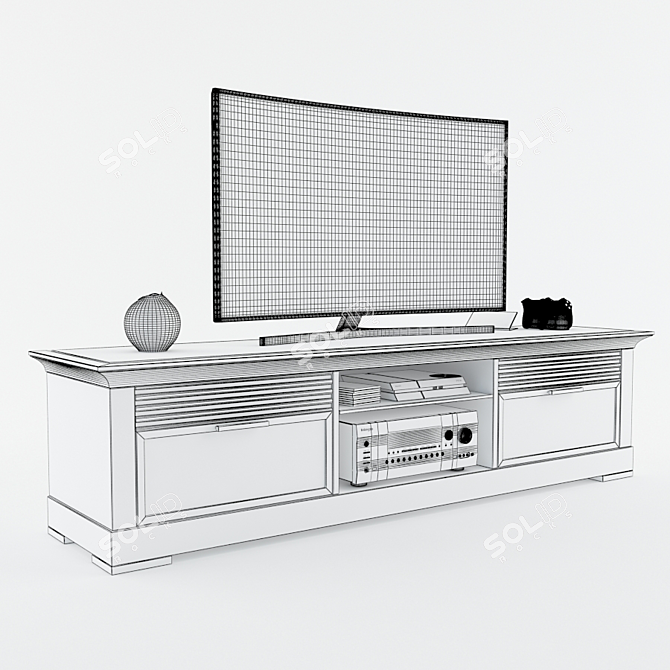 Selva Luna 3D Model TV Stand 3D model image 2