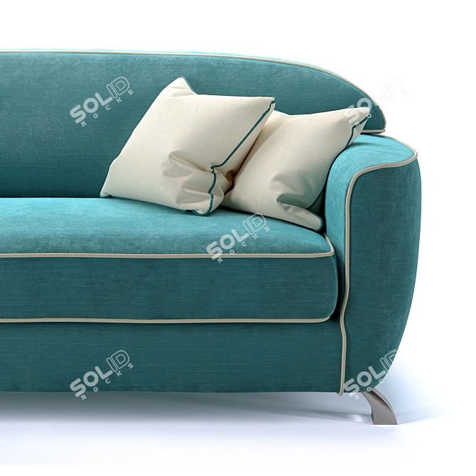 Italian Sofa Bed by Milano Bedding 3D model image 3