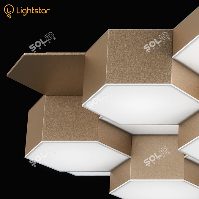 Favo Lightstar Ceiling Chandelier 3D model image 2