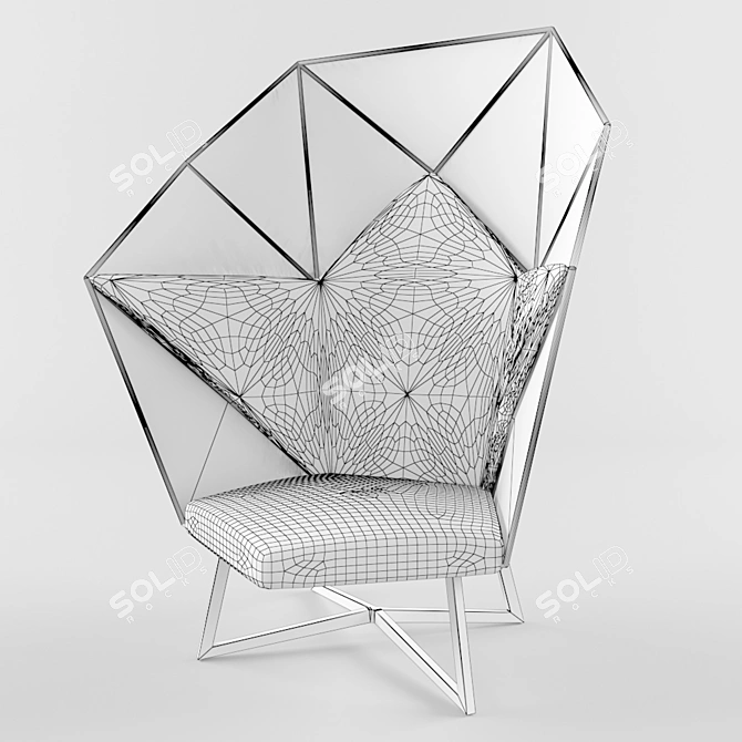 Elevate Your Space with Brilliant Chair 3D model image 3