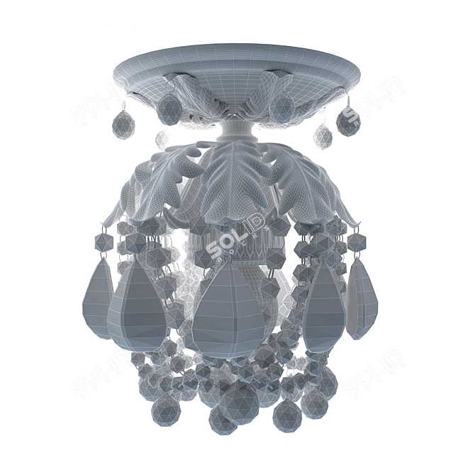 Schonbek Rondelle Flush Mount 3D model image 2