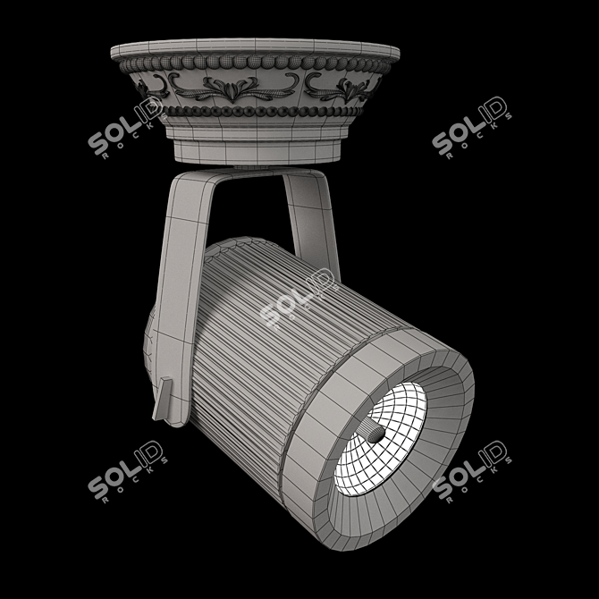 Vienna FD1049PCB: Sleek Spot Light by FEDE 3D model image 3