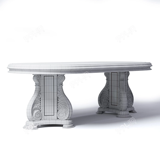 Elegant Moblesa NEO Dining Table 3D model image 2