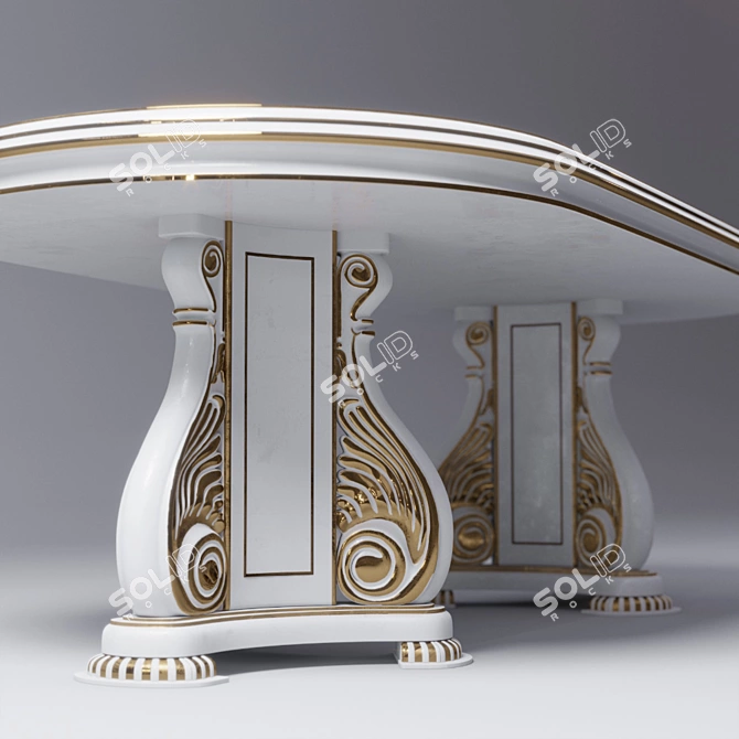 Elegant Moblesa NEO Dining Table 3D model image 3