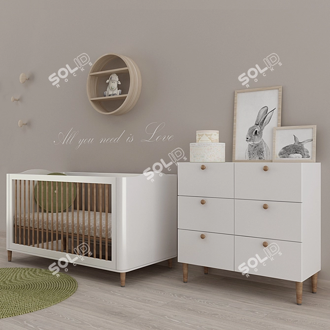 Safari Adventure Kids Room 3D model image 2