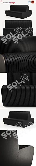 Sleek Design by Jean Nouvel 3D model image 2