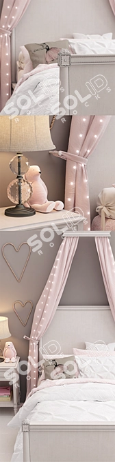 Bellina Bedroom Set: Elegant and Timeless 3D model image 2